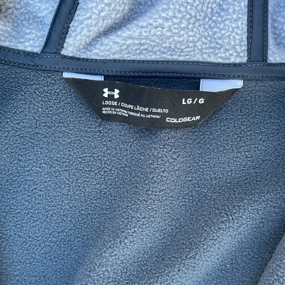 New Under Armour Men's Swacket Full-Zip Hoodie,Steel /Reflective - Picture 6 of 11